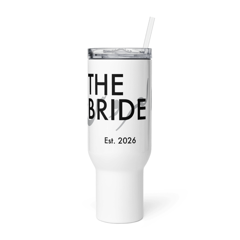 Bride Mode: ON Travel mug with a handle -  العروس | The Bride