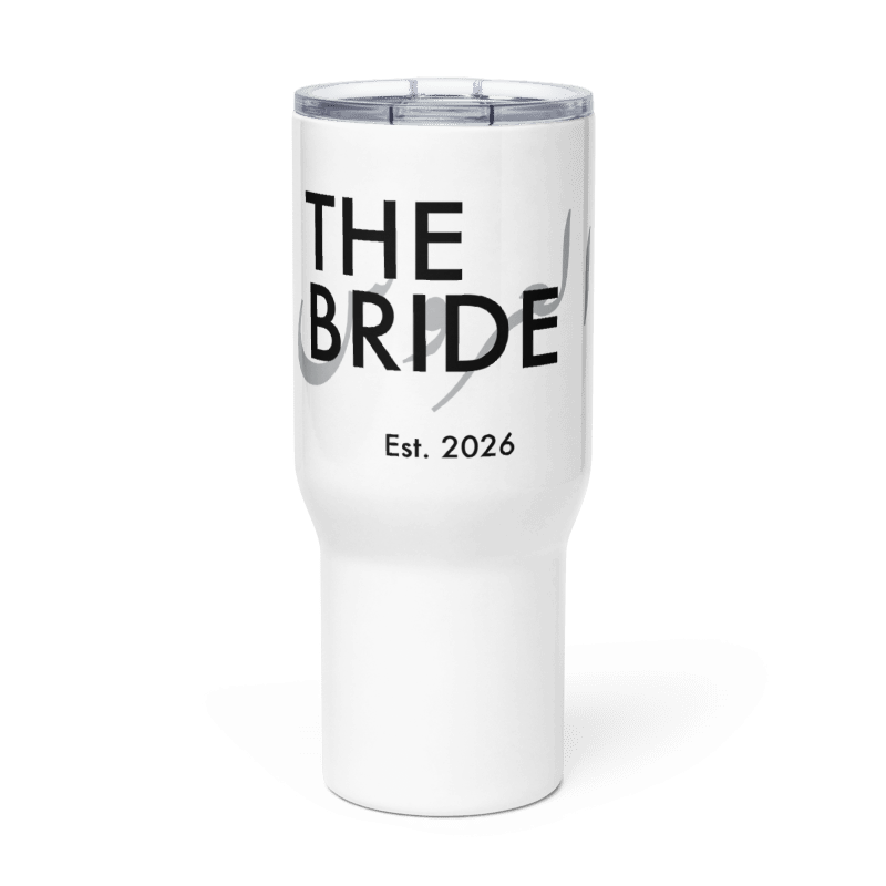 Bride Mode: ON Travel mug with a handle -  العروس | The Bride
